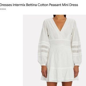 INTERMIX Bettina Peasant Dress Size 2